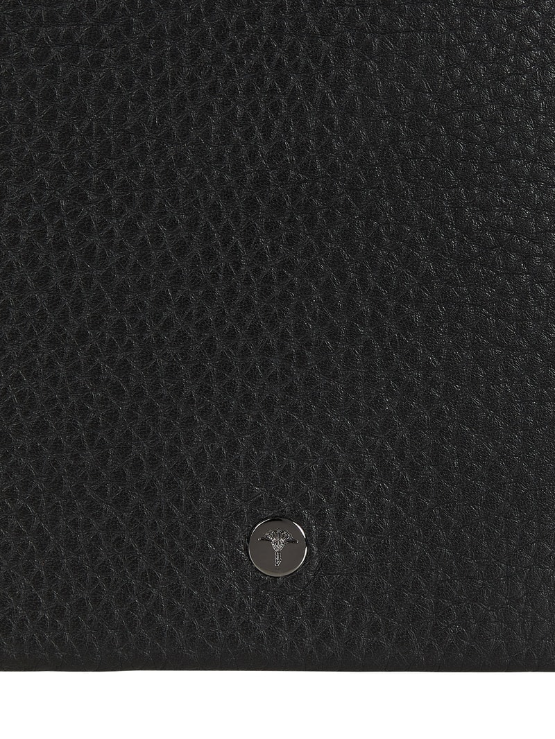 Portemonnaie aus Leder Modell 'Cardona Midas' - RFID-blocking in schwarz