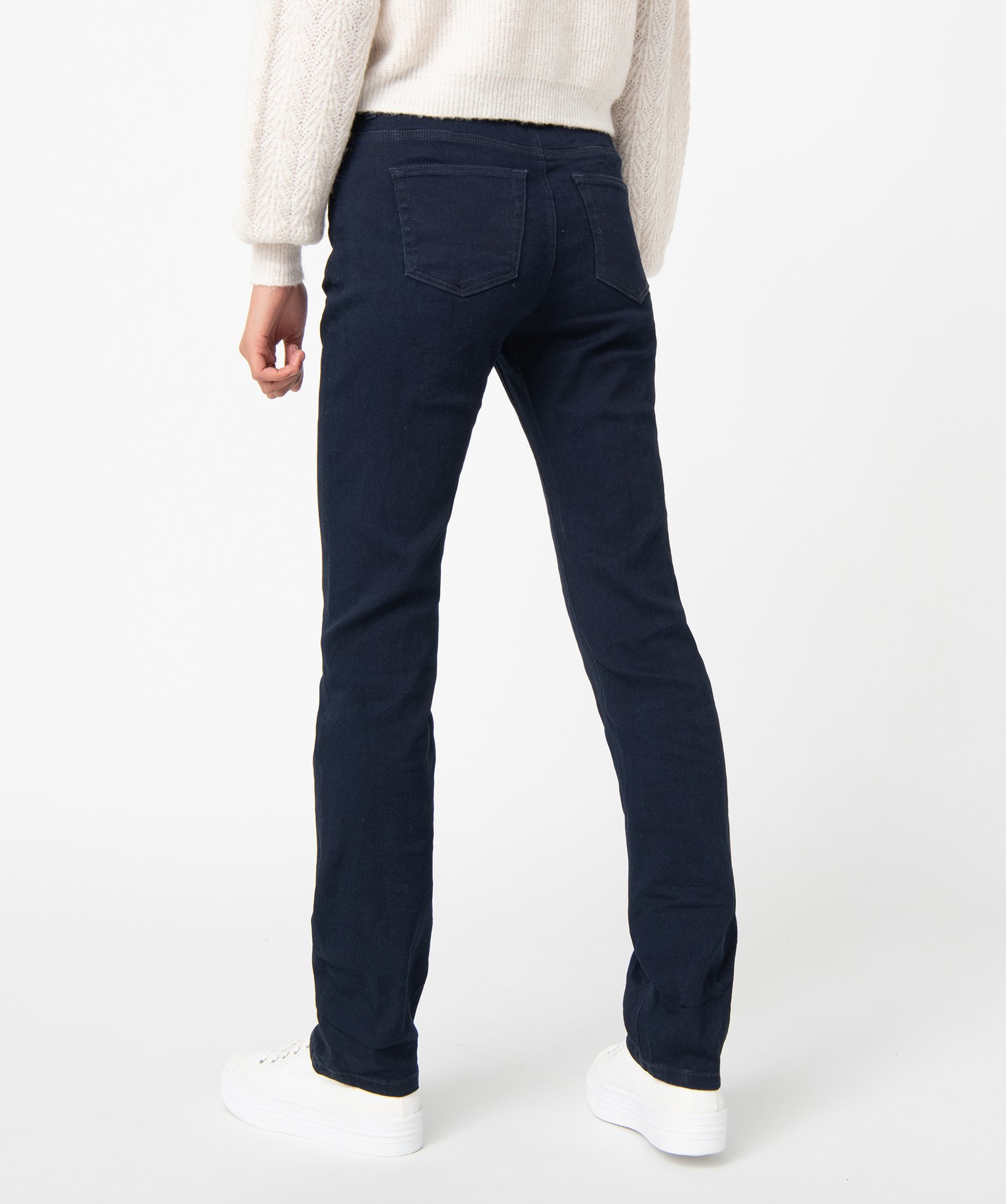 Pantalon femme coupe regular – L30 blue black | GEMO