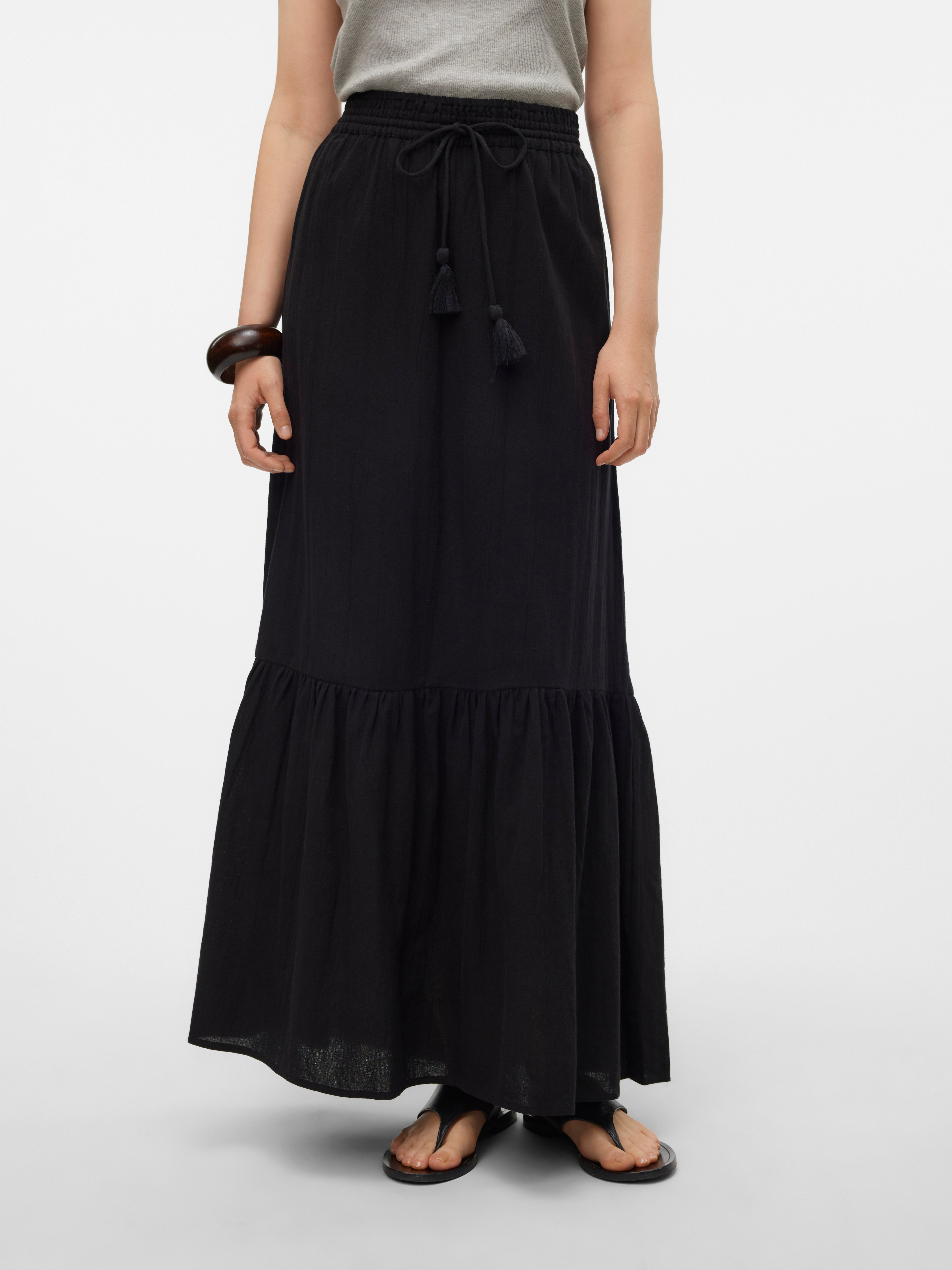 VMPRETTY Hohe Taille Langer Rock