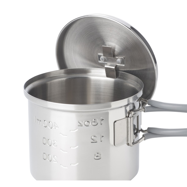EDELSTAHL TOPF, 625ML - Campinggeschirr