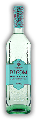 Bloom Premium London Dry Gin Greenall 1,0 Liter Bloom Premium London Dry Gin Greenall 1,0 Liter Ein herrlich floraler Gin, inspiriert durch die wahre Schönheit der Natur. 1	 Liter - Vol 40%