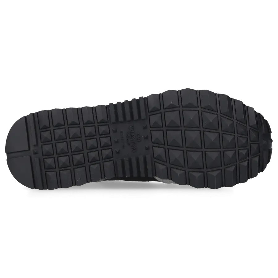 Valentino Garavani - Sneaker low VLOGO PACE Veloursleder - grau