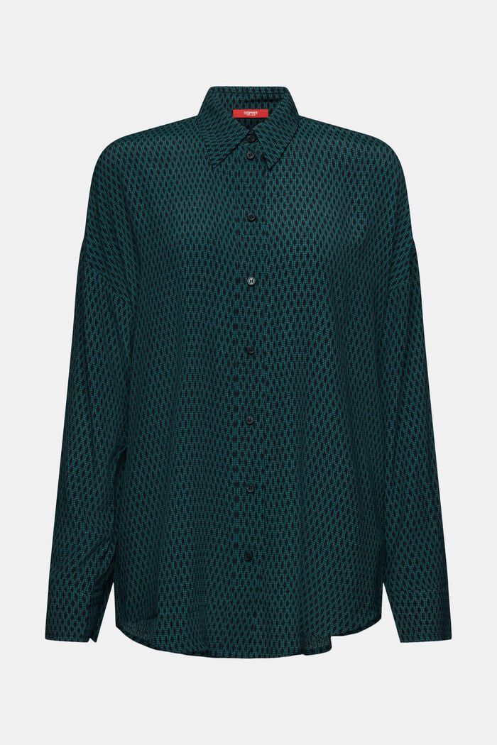 Button-Down-Hemd mit Print