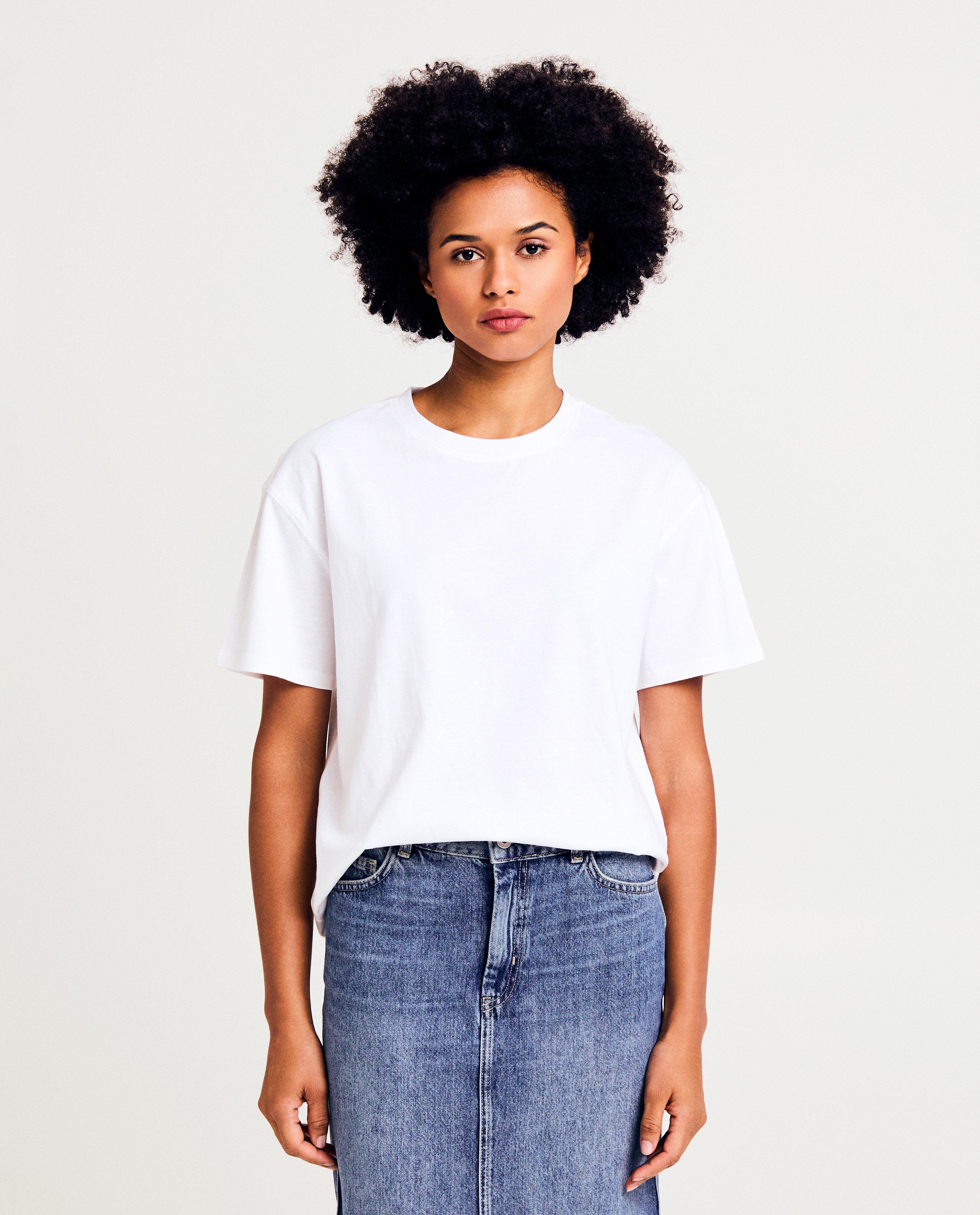 Tricou Sora Wit cu imprimeu alb