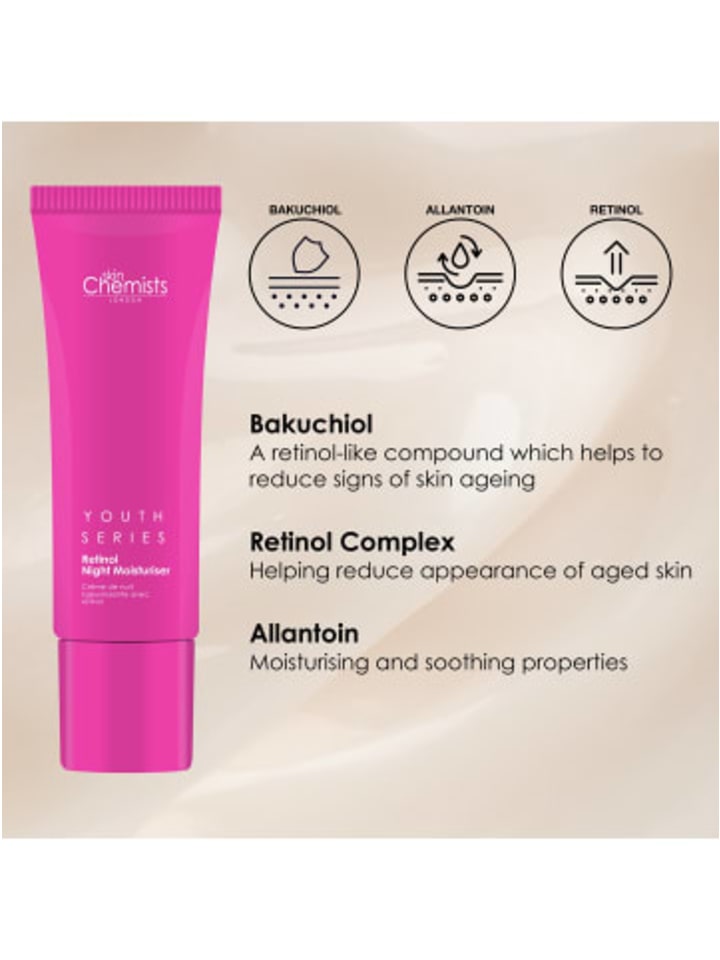 Skinchemists Retinol Bakuchiol Nachtfeuchtigkeitspflege 50ml  günstig kaufen onesize