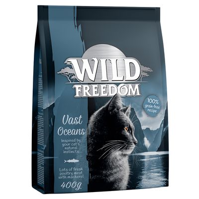 Wild Freedom Probierpaket: 400 g Trockenfutter + 6 x 200 /  70 g Nassfutter