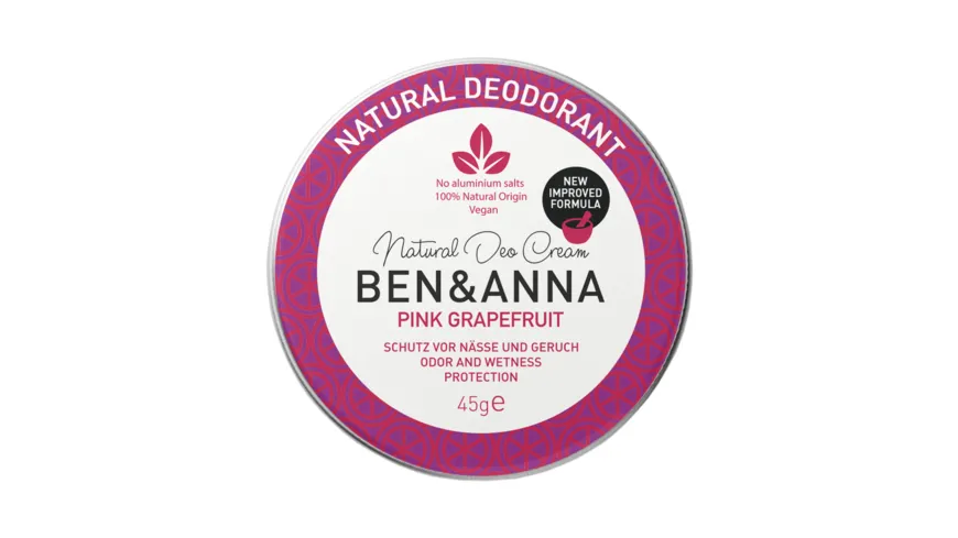 BEN&ANNA Deocreme Pink Grapefruit 45 g