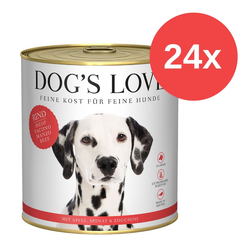 Sparpaket Dog´s Love Adult 24 x 800 g
