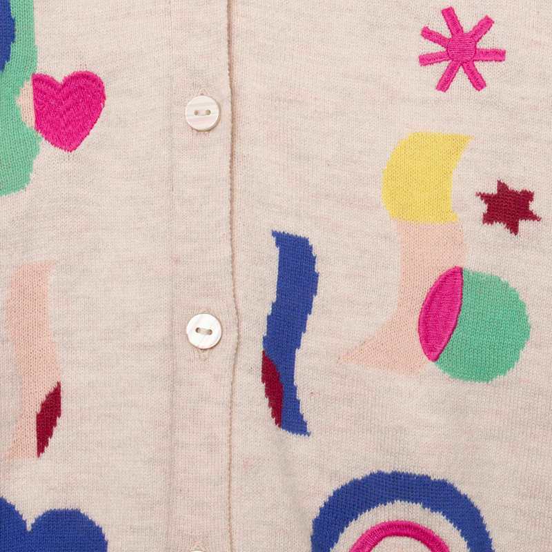 Cardigan fille arty blanc Catimini
