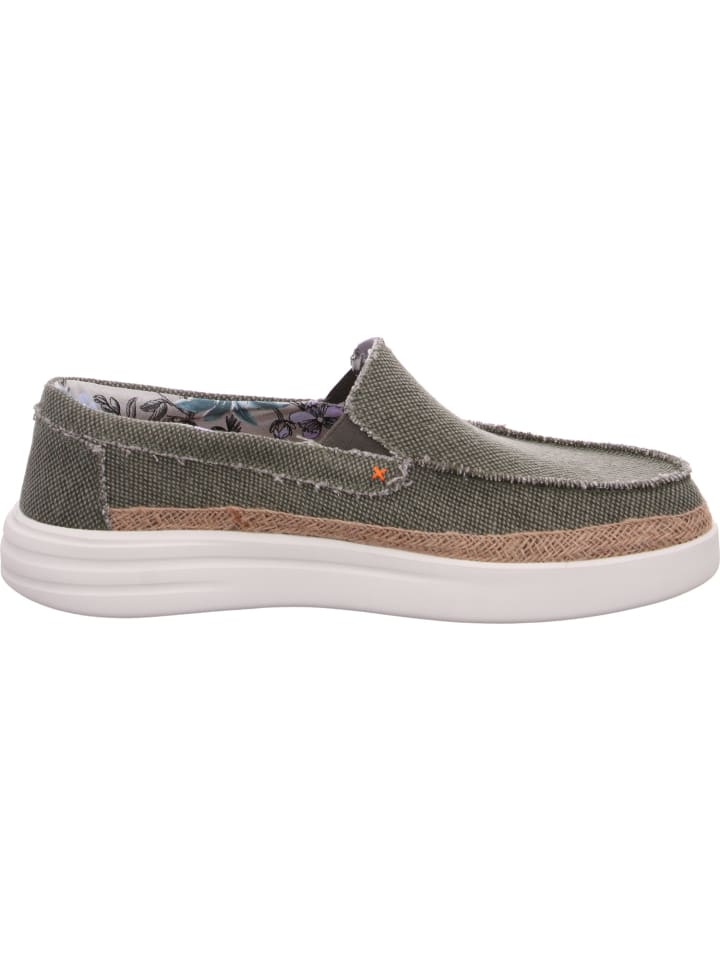 Fusion Leinenschuh  in Grün günstig kaufen