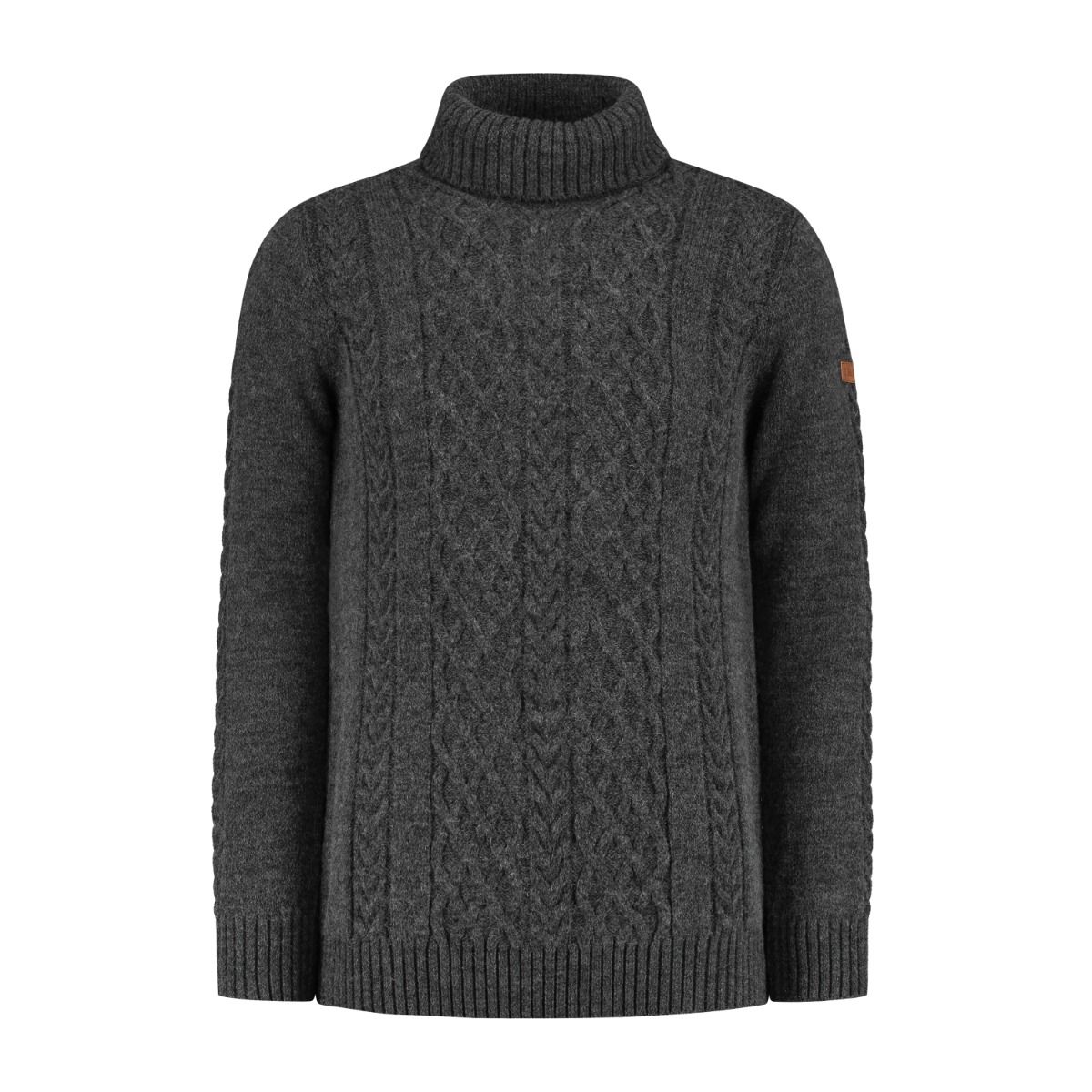 Travelin' Coll Oulu dunkelgraue Herren Pullover