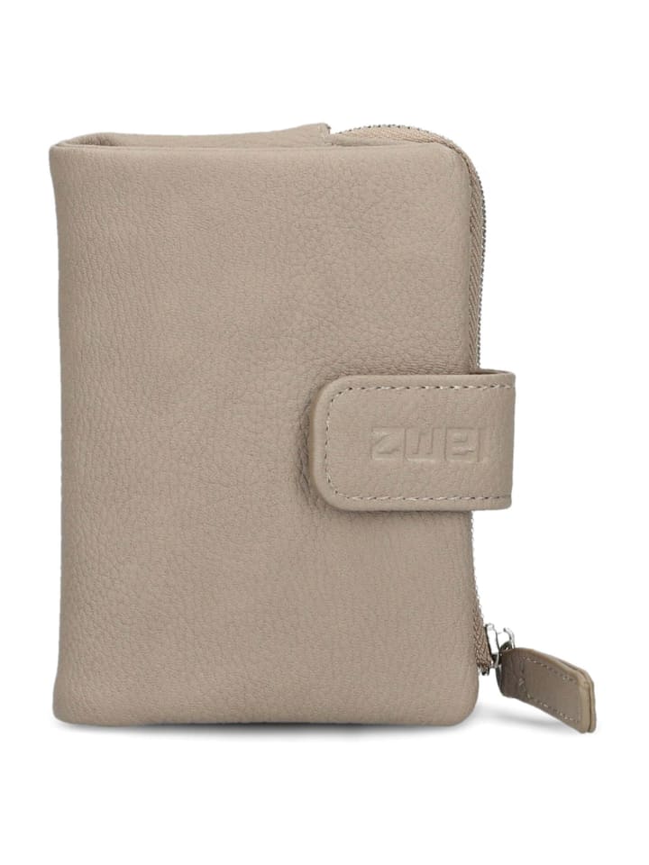Zwei Mademoiselle MW5 - Geldbörse 6cc 13 cm (nubuk-sky) in nubuk-cappuccino günstig kaufen onesize