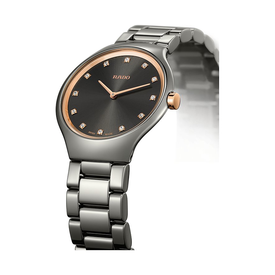 Rado Damenuhr True Thinline Diamonds