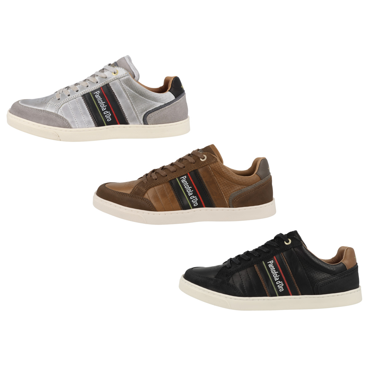 Pantofola d Oro Laceno Uomo Low Sneaker Low schwarz