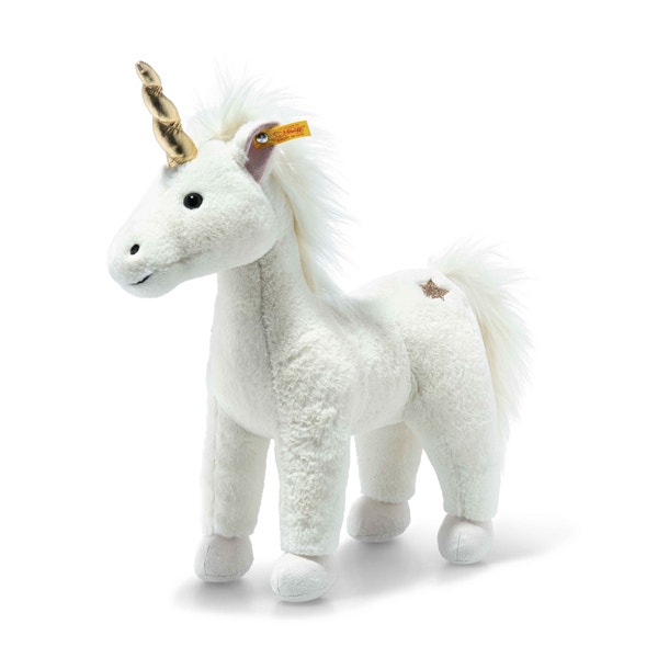 Soft Cuddly Friends Unica Einhorn, 35 cm, weiß