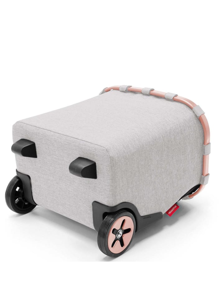 Reisenthel carrycruiser - Einkaufstrolley 47.5 cm (frame raffia black) in sky rose günstig kaufen onesize