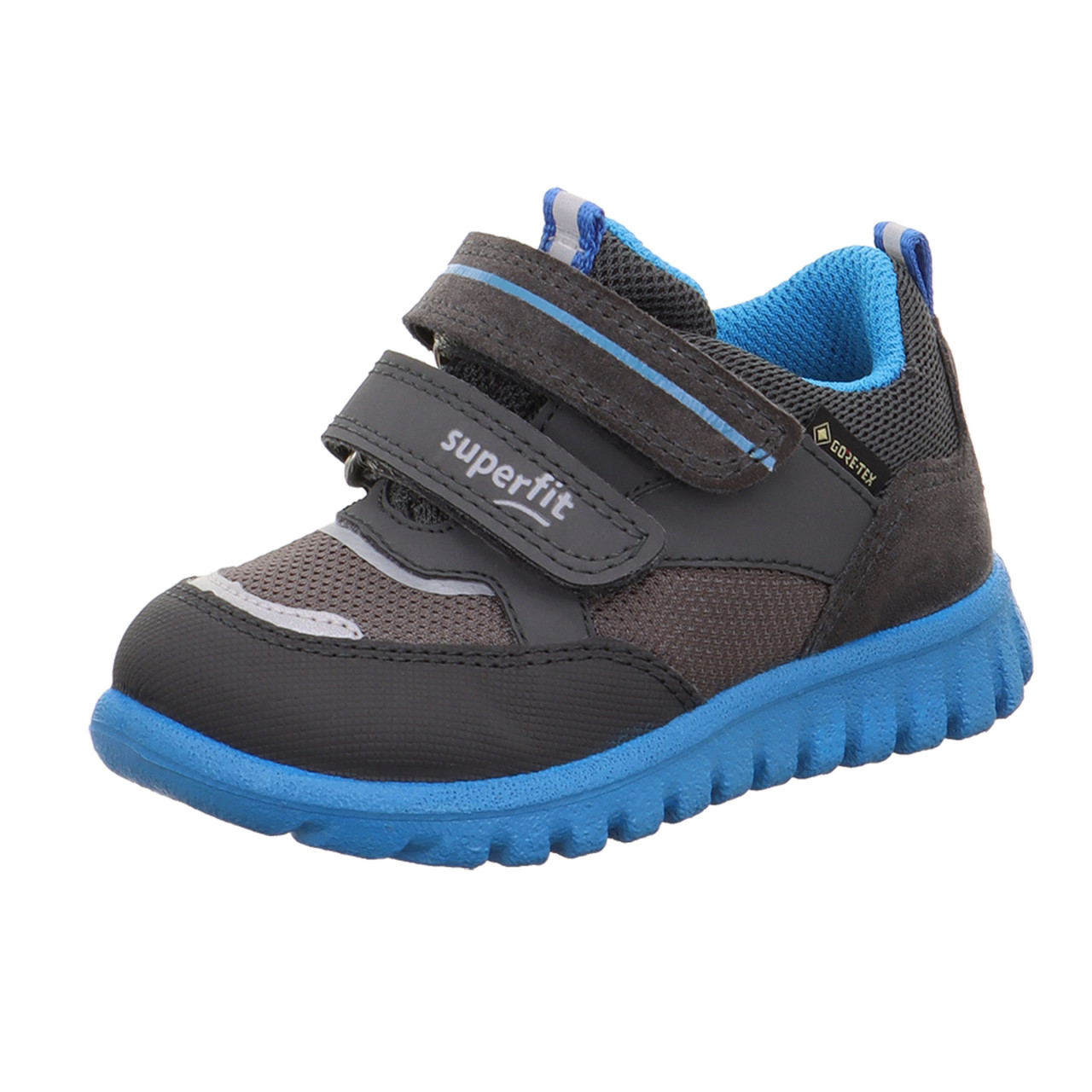 SPORT7 MINI - Grau/TürkisSneaker low mit Klettverschluss