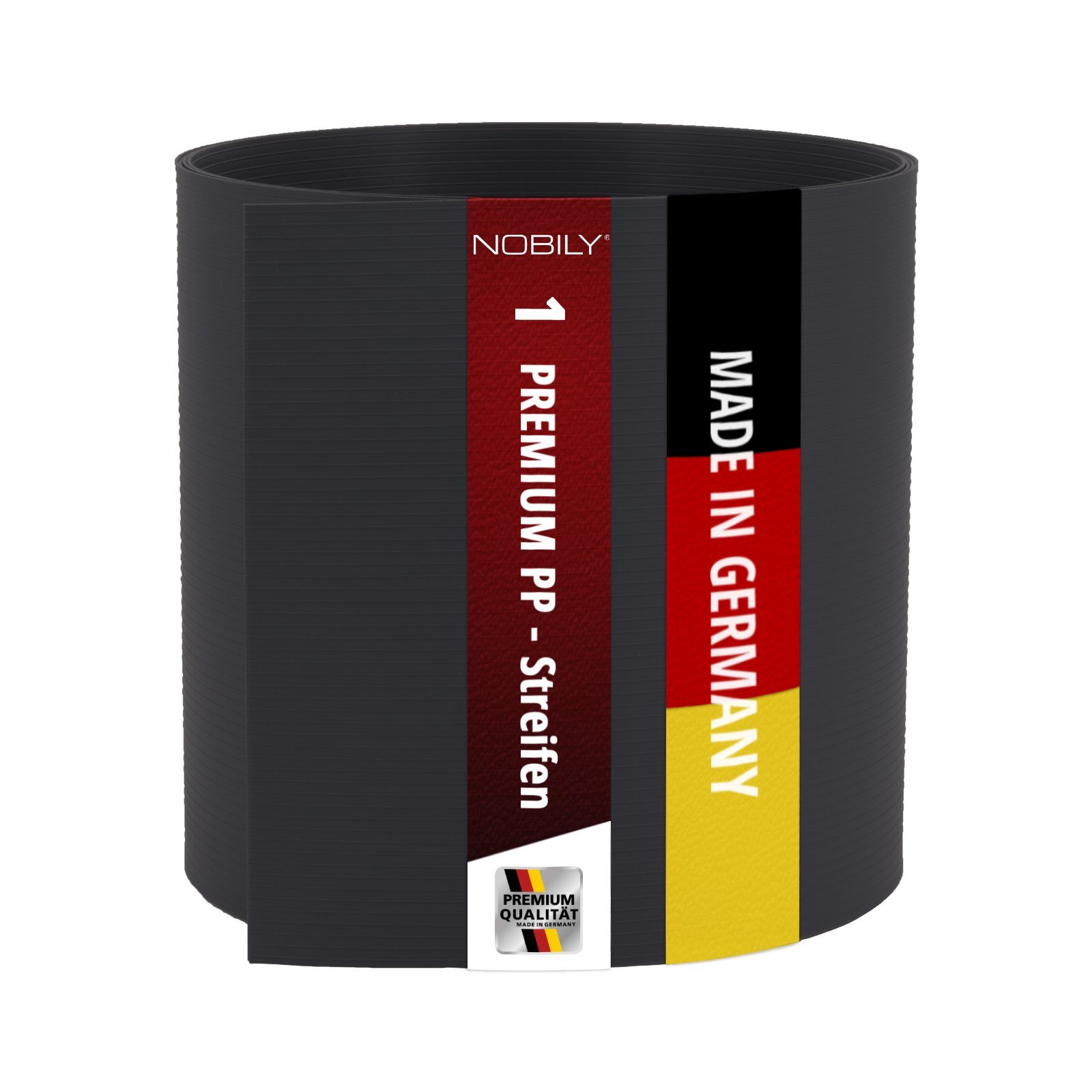 Nobily Sichtschutzstreifen Premium Zaunsichtschutz HART-PVC, Sichtschutzstreifen, Anthrazitgrau, (1-St), Keine Folie, Streifen erhältlich in 1-40 Stück