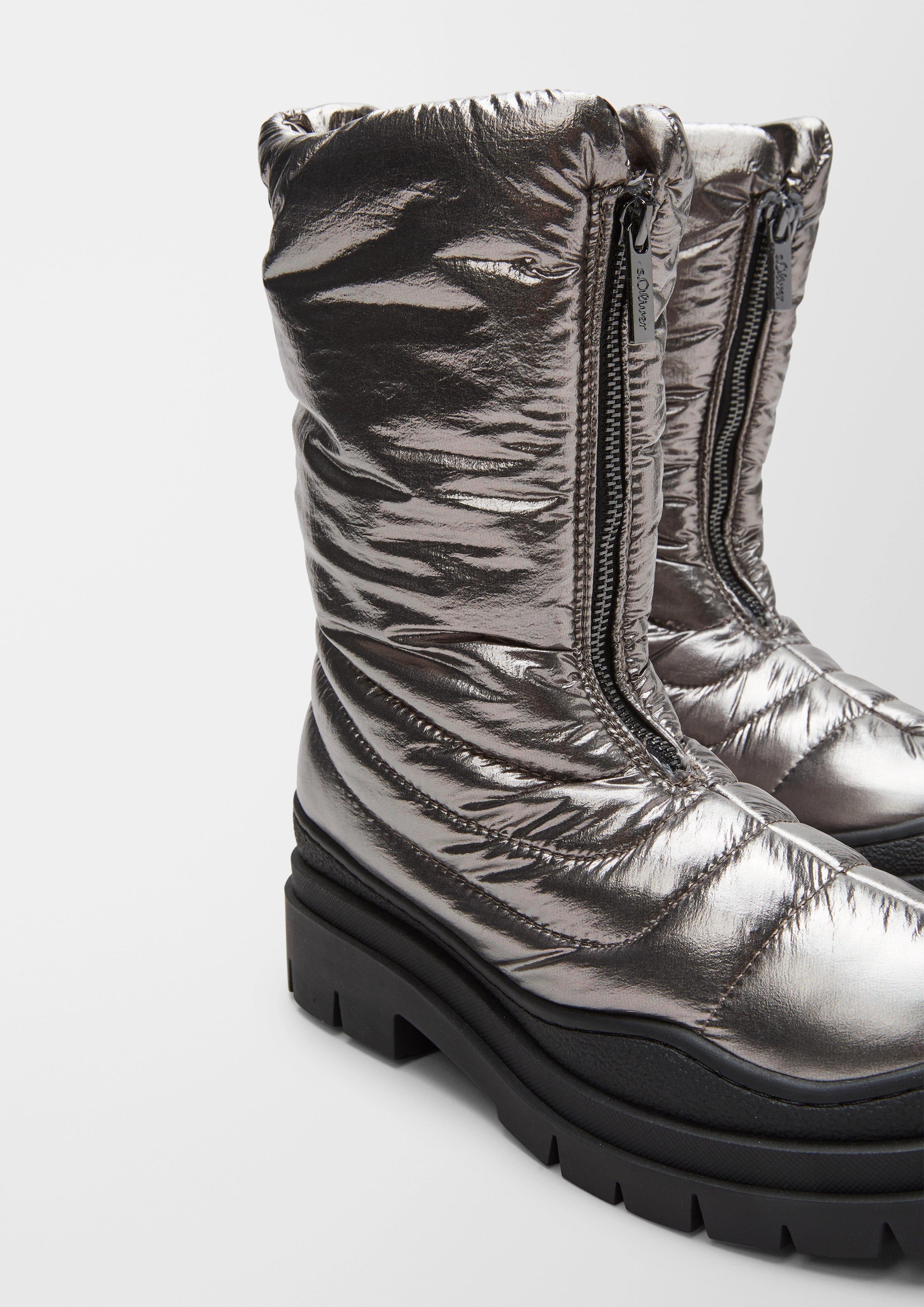 Boots in Metallic-Optik  6006684-915