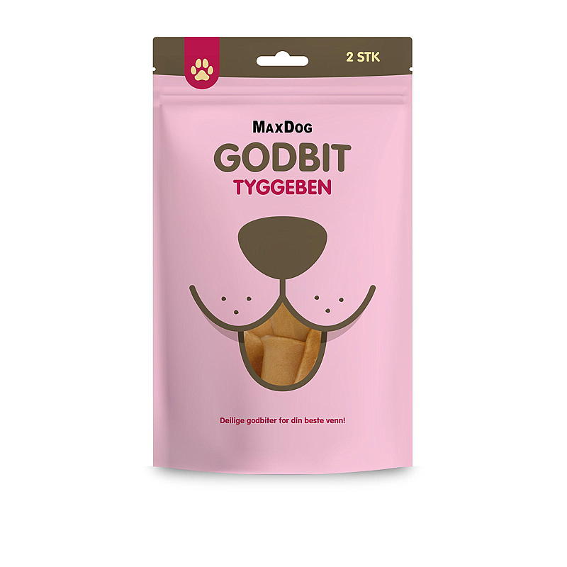 MaxDog Tyggeben 2-pk 140 g