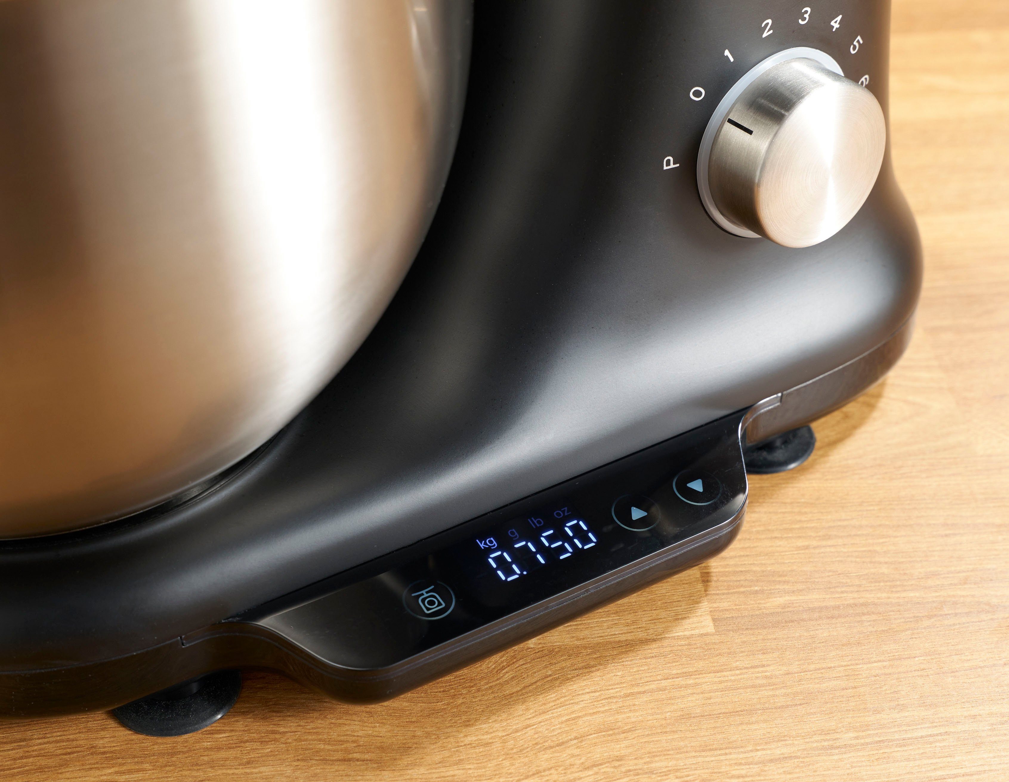 Severin Küchenmaschine KM 3898 mit integrierter Waage, 1000 W, 5,5 l Schüssel