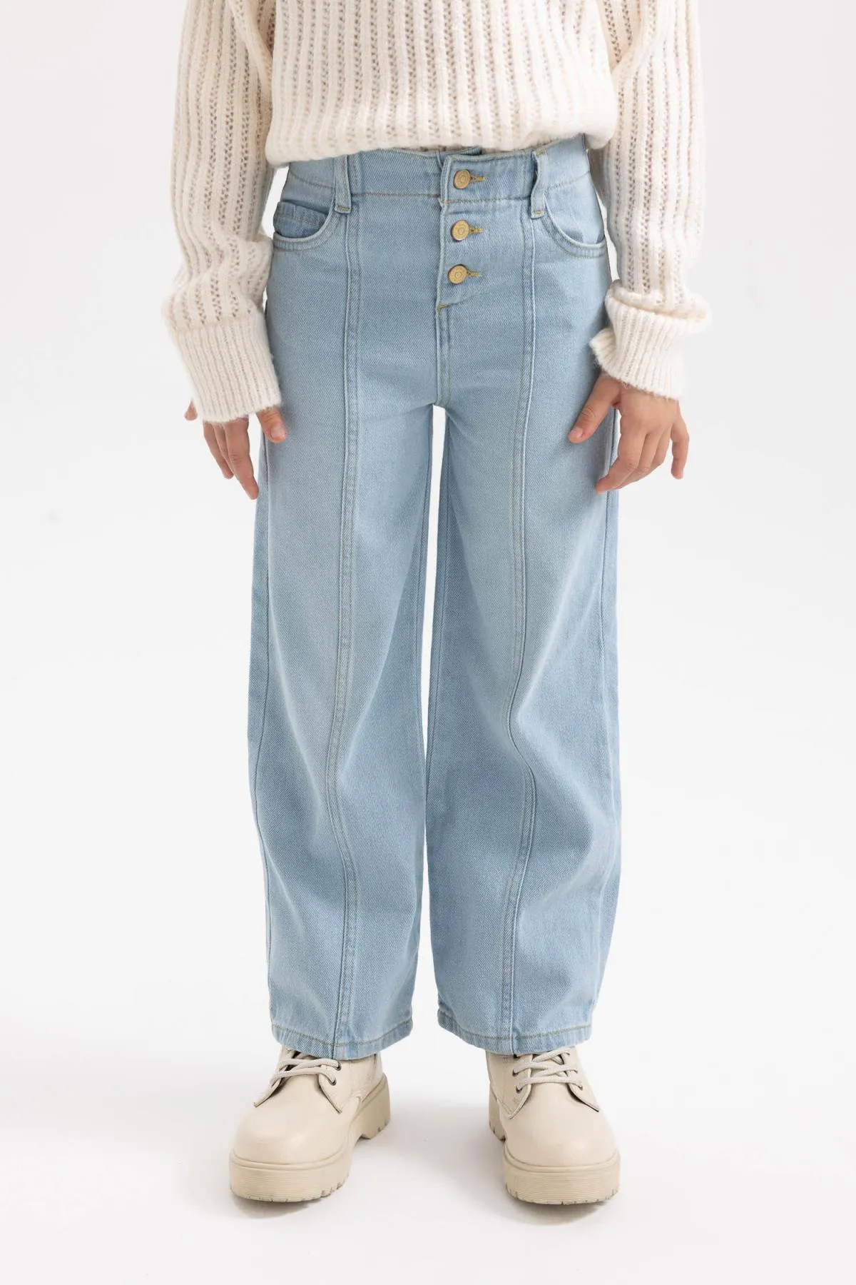DeFacto  Weit geschnittene Jeanshose für Mädchen