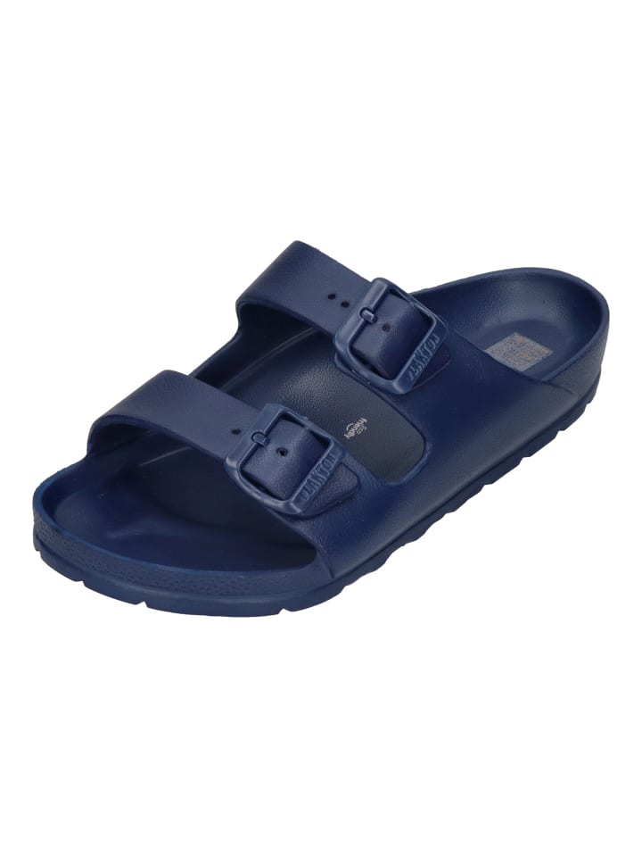 Plakton Pantoletten WANDA 760010 CAB in blau günstig kaufen