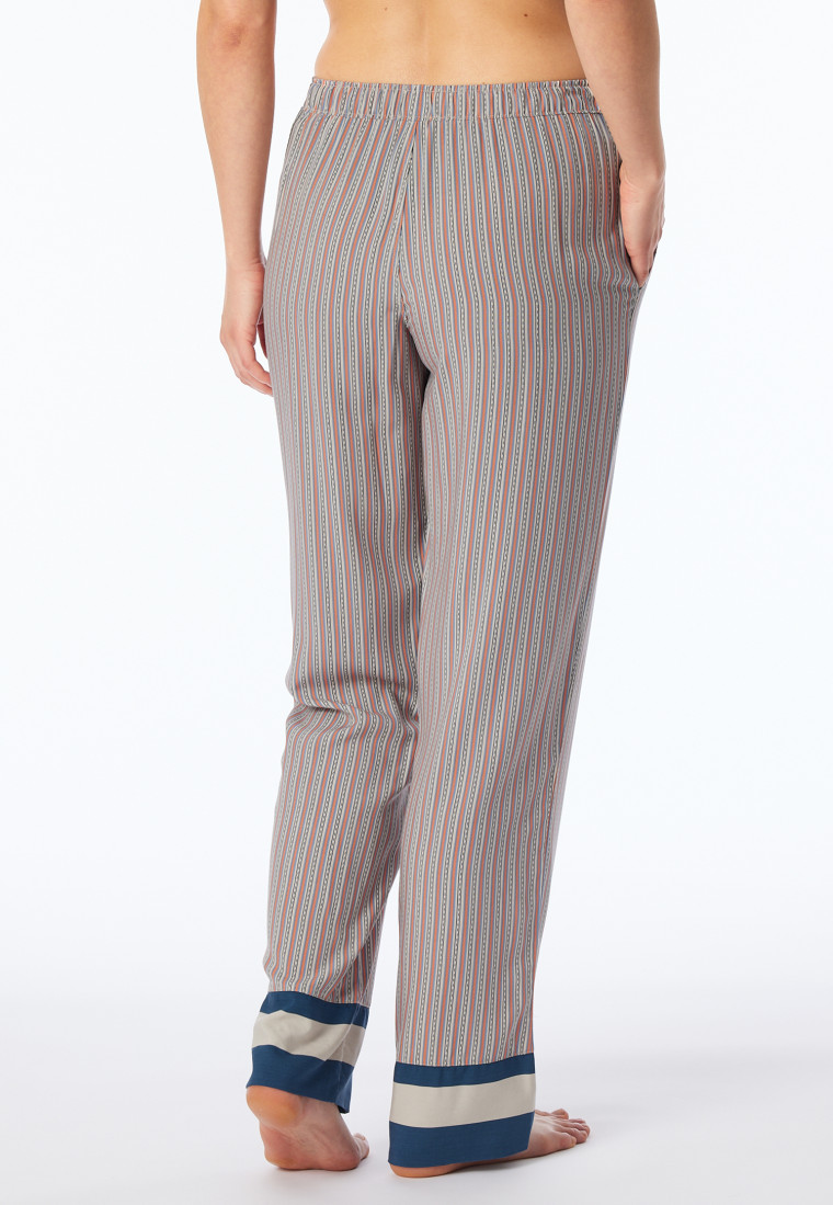 Hose lang Webware Streifen multicolor - Mix+Relax