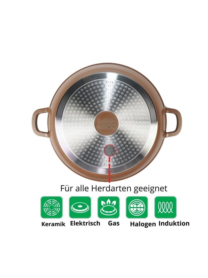 COFI 1453 Aluguss Kochtopf Ø26cm in Beige günstig kaufen