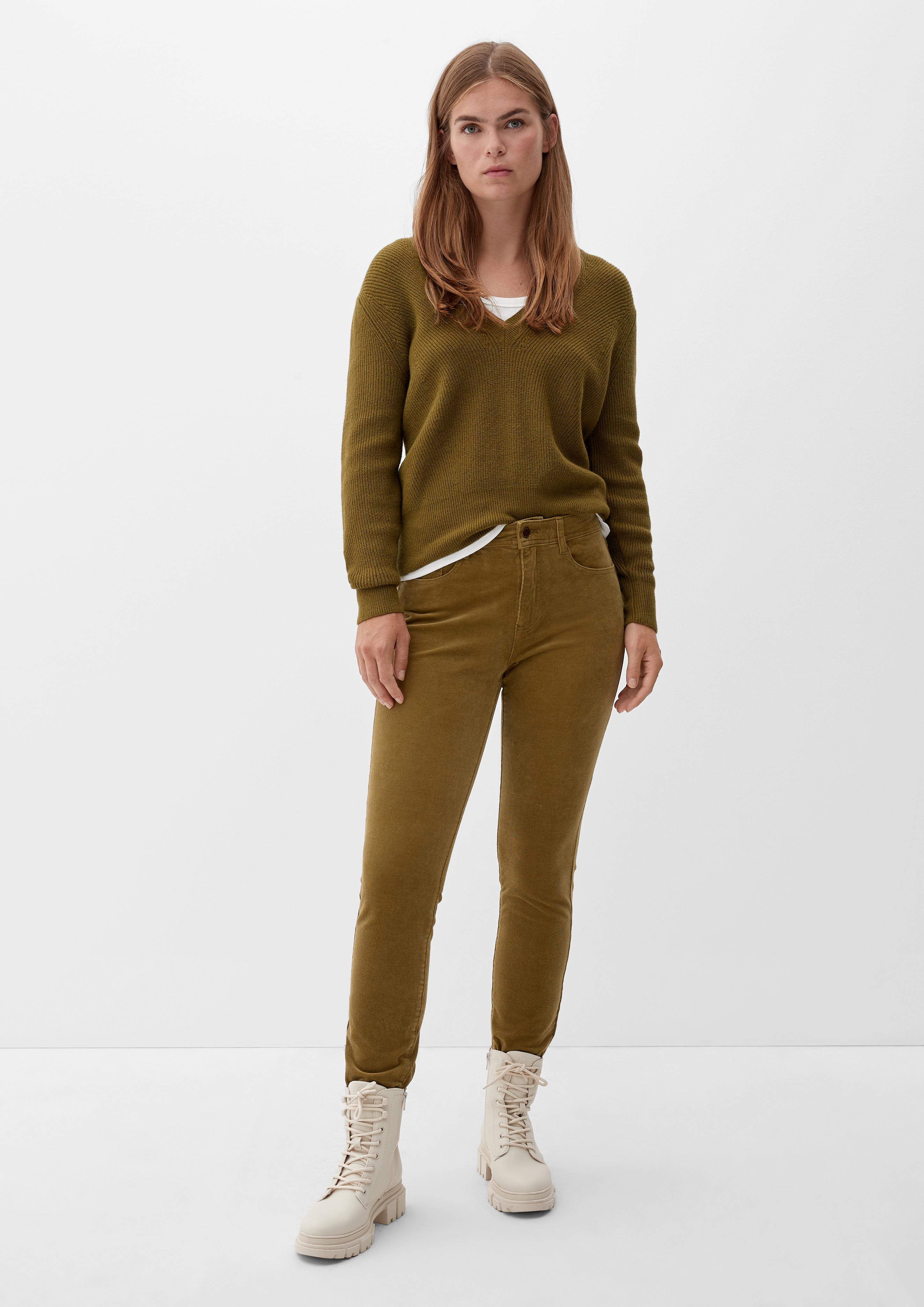 Slim: Hose aus Feincord  2121474-7734