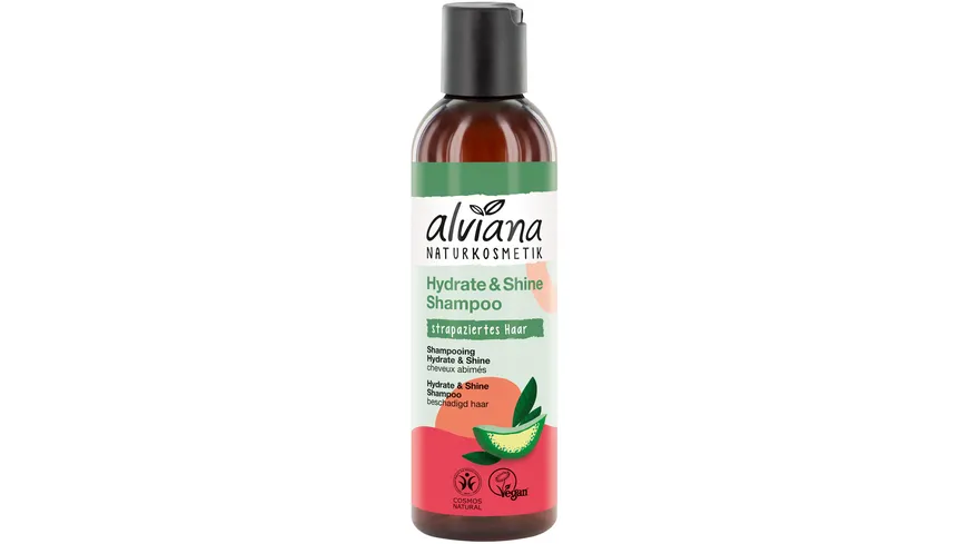 alviana Hydrate & Shine Shampoo  für strapaziertes Haar 200 ml
