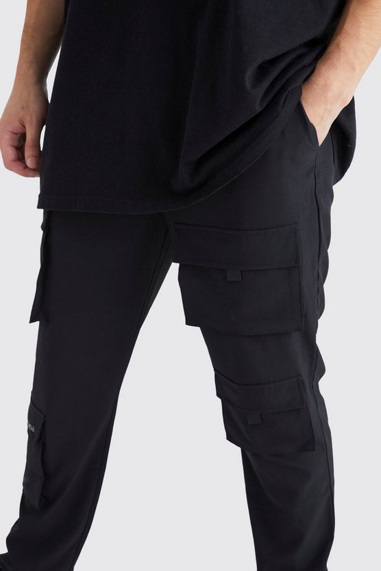Tall Slim-Fit Cargo Stretch-Hose mit Taschen