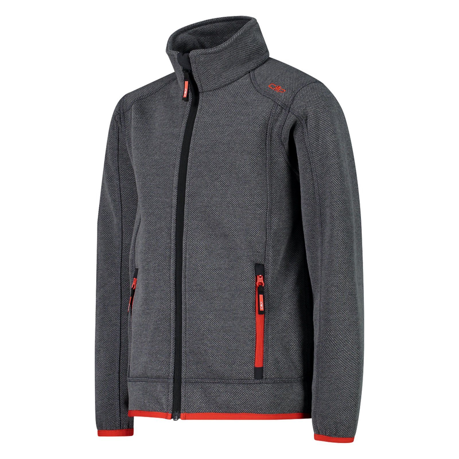 CMP Strickjacke Kid Jacket mit Stehkragen