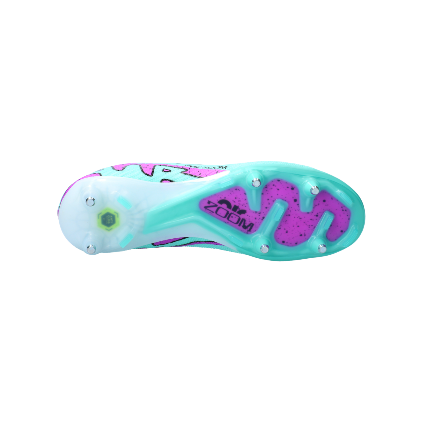 Nike Air Zoom Mercurial Vapor XV Elite SG-Pro AC Grün Pink F300