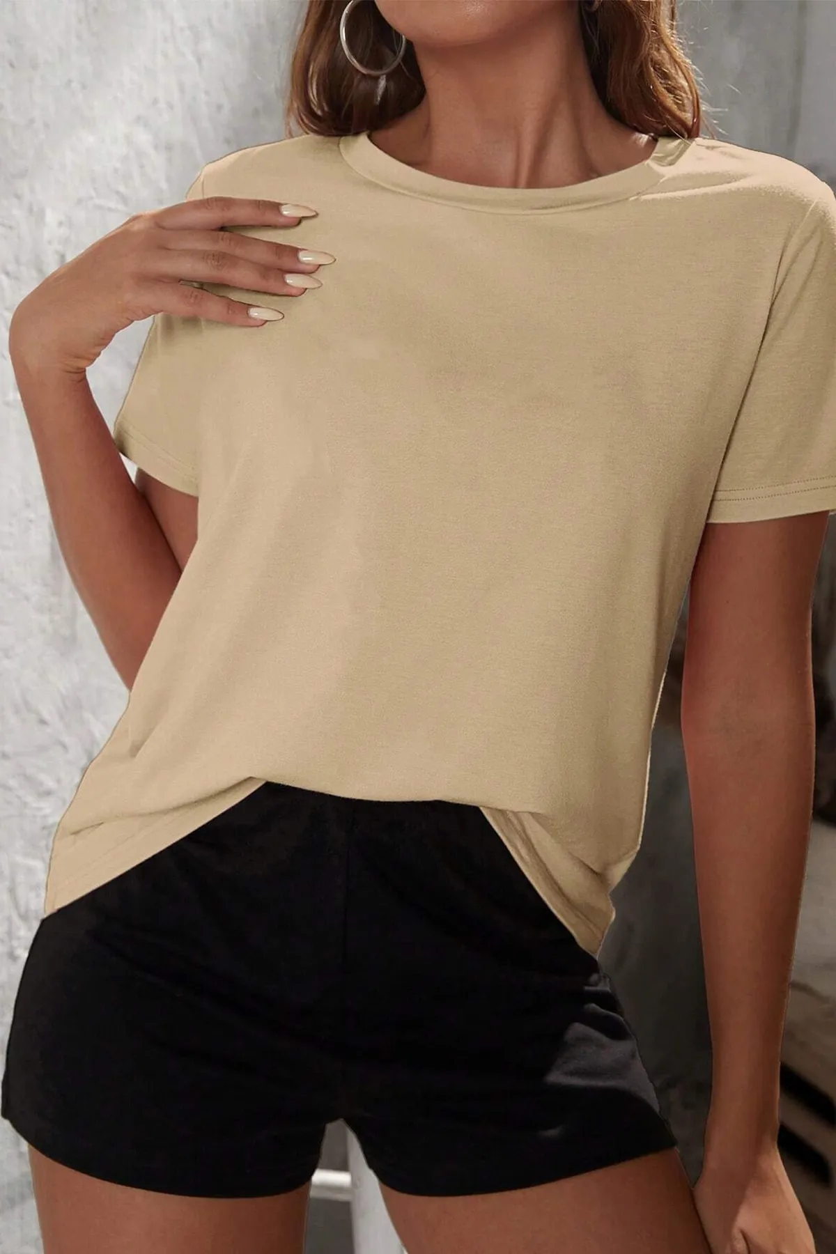 uyguntarz  Shorts-Set aus gekämmter Baumwolle