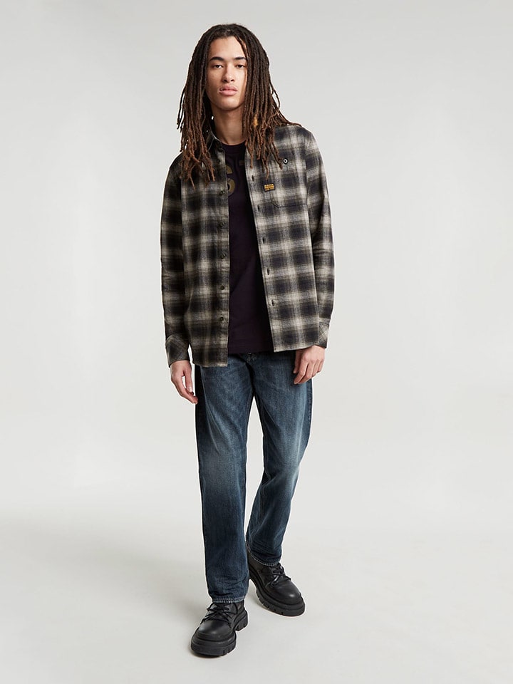 G-Star Hemd - Slim fit - in Braun günstig kaufen