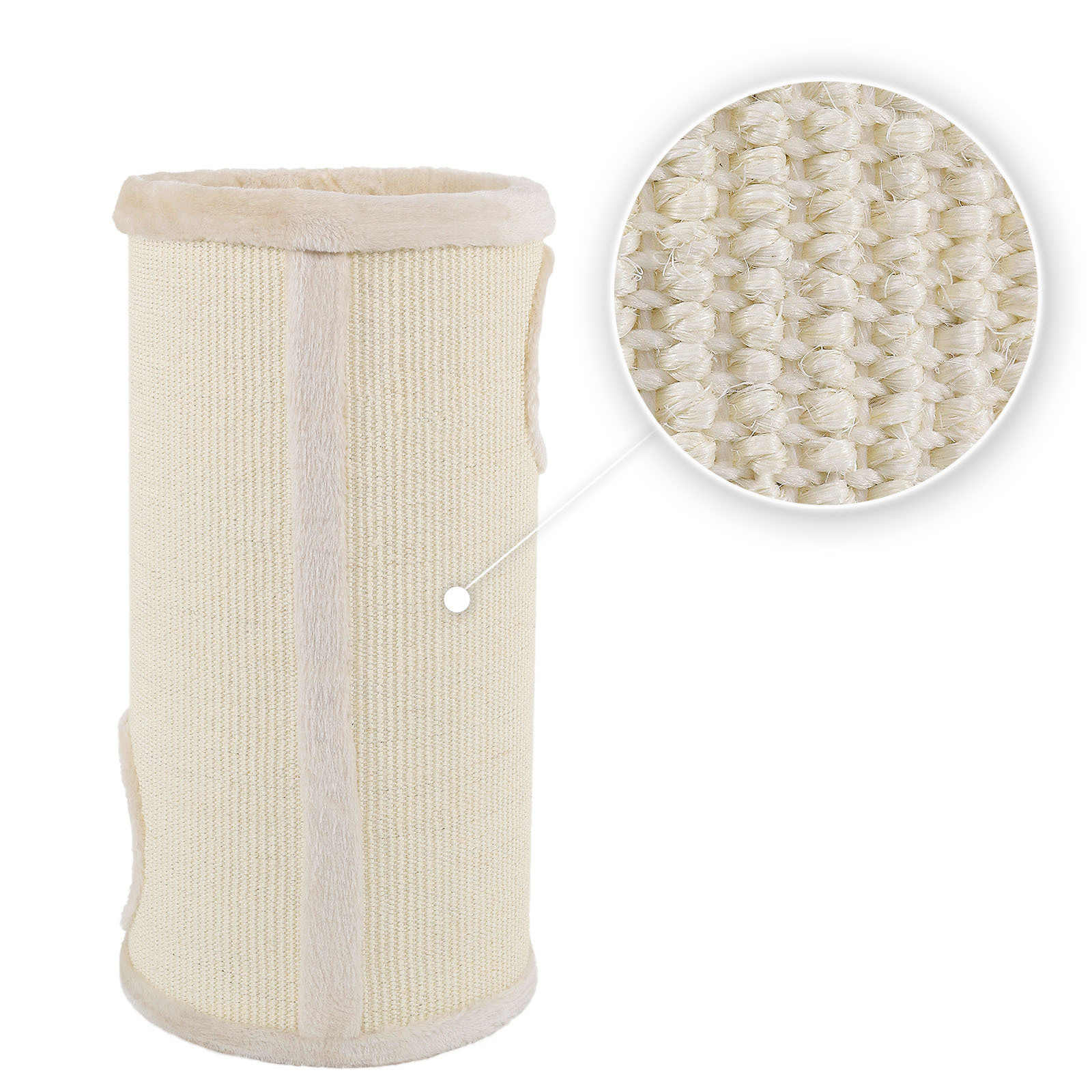 Lionto Kratztonnen Lionto 70cm Kratztonne mit Sisal beige