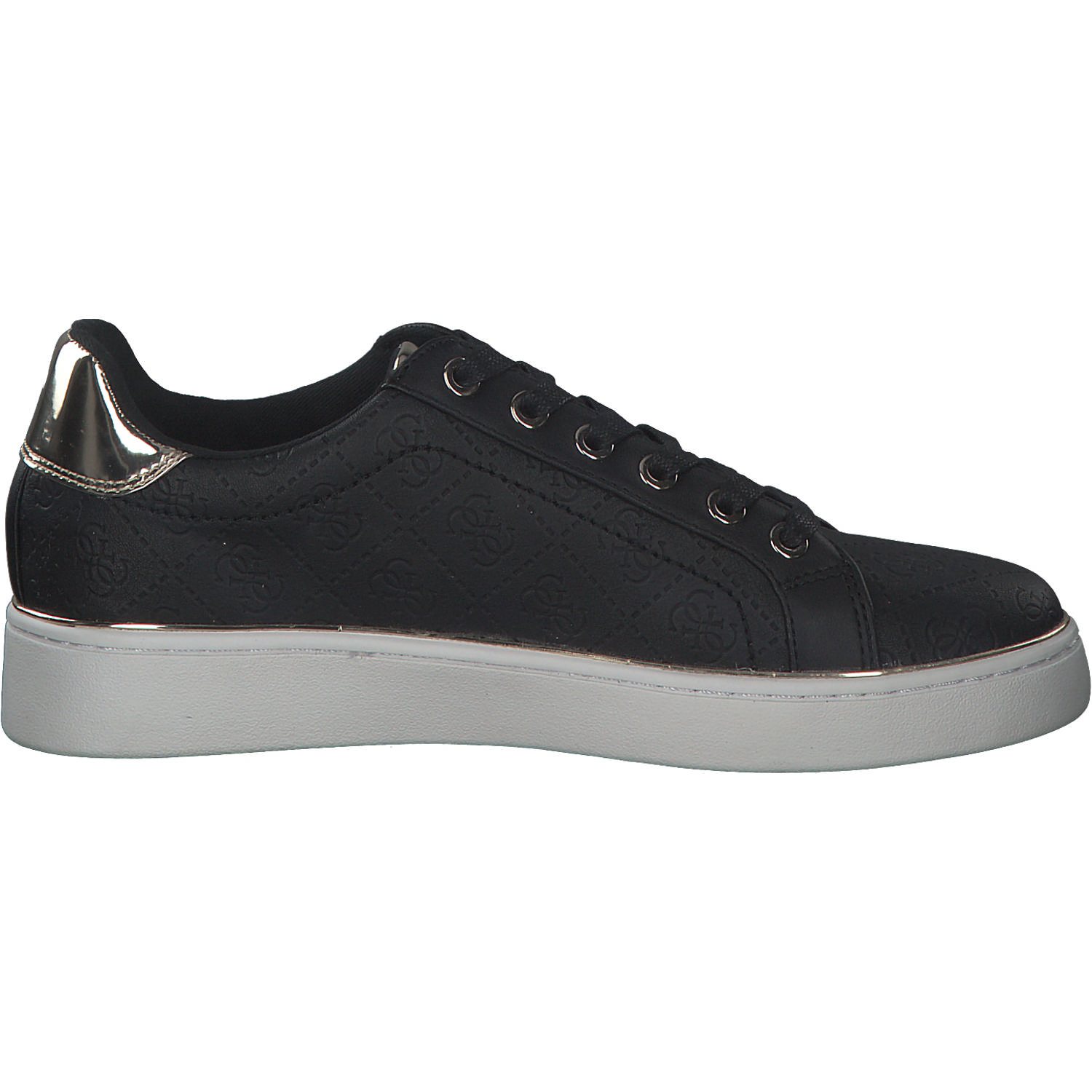 Guess Beckie FL5BEK, Sneakers Low, Damen, black