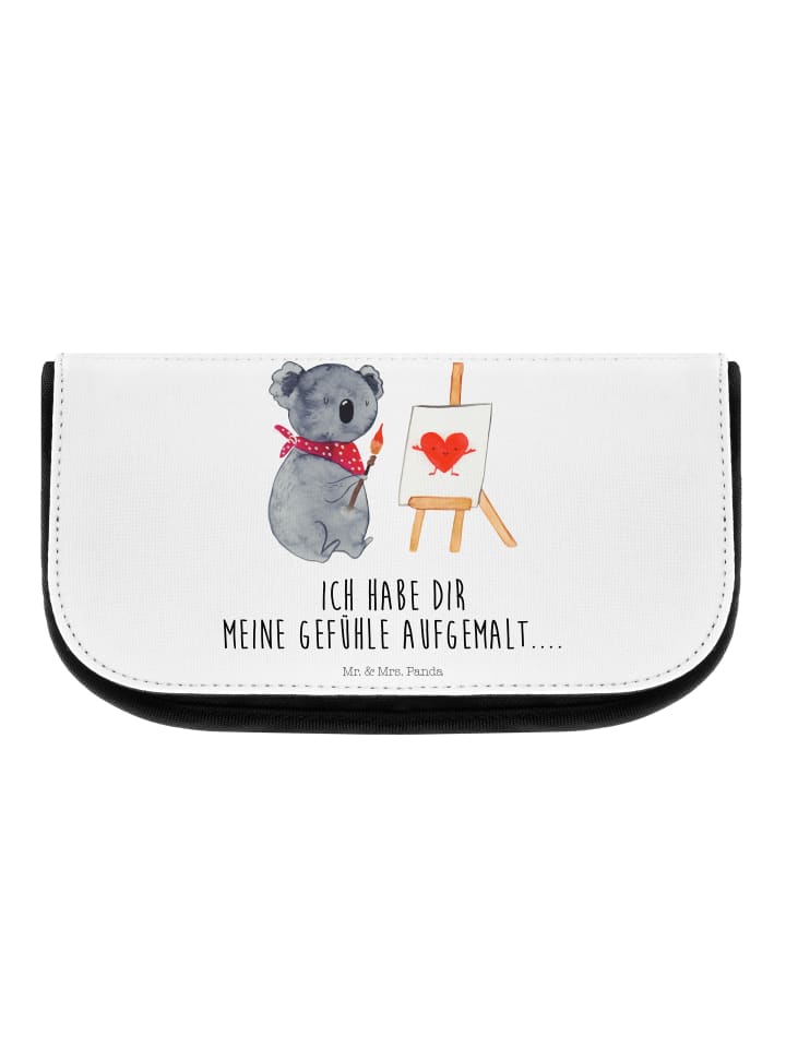 Mr. & Mrs. Panda Kosmetiktasche Koala Künstler mit Spruch in Weiß günstig kaufen onesize
