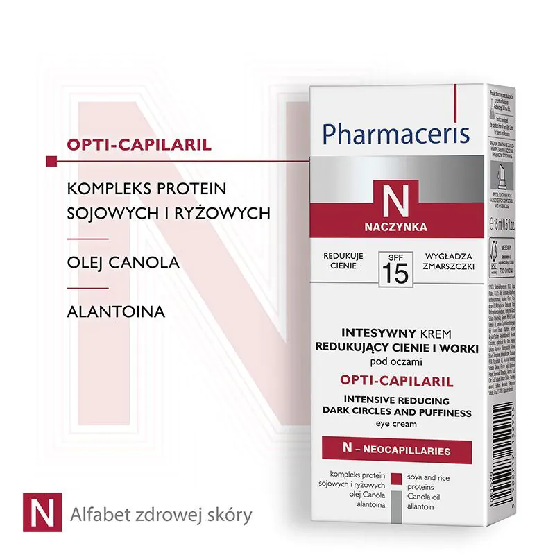 Pharmaceris N Opti-Capilaril intenzivna krema za smanjenje tamnih krugova i podočnjaka