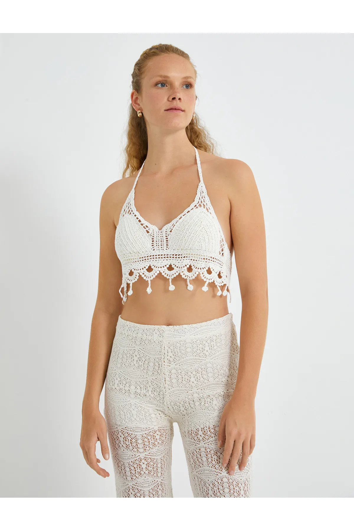 Koton  Gehäkelter Bustier-Neckholder