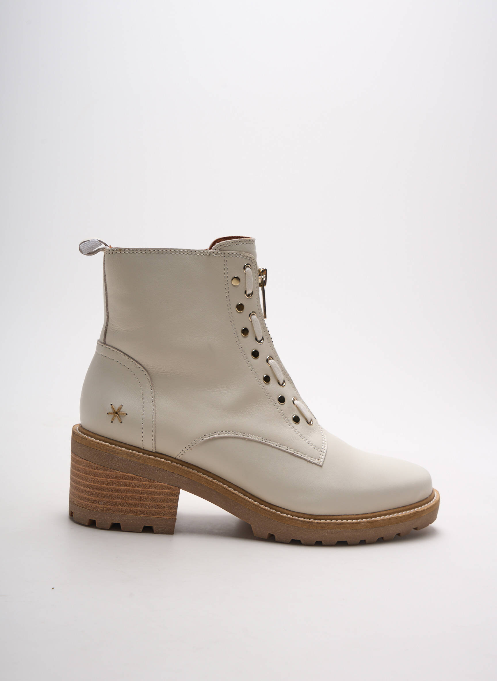 Mam Zelle Bottines Femme couleur beige