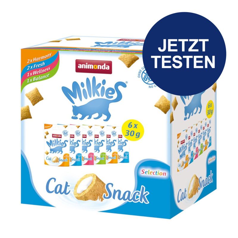 Probierpaket animonda Milkies Knuspertaschen