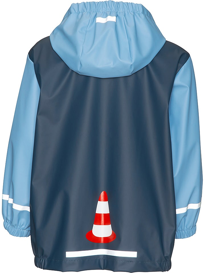 Playshoes Regenmantel in Dunkelblau/ Hellblau günstig kaufen