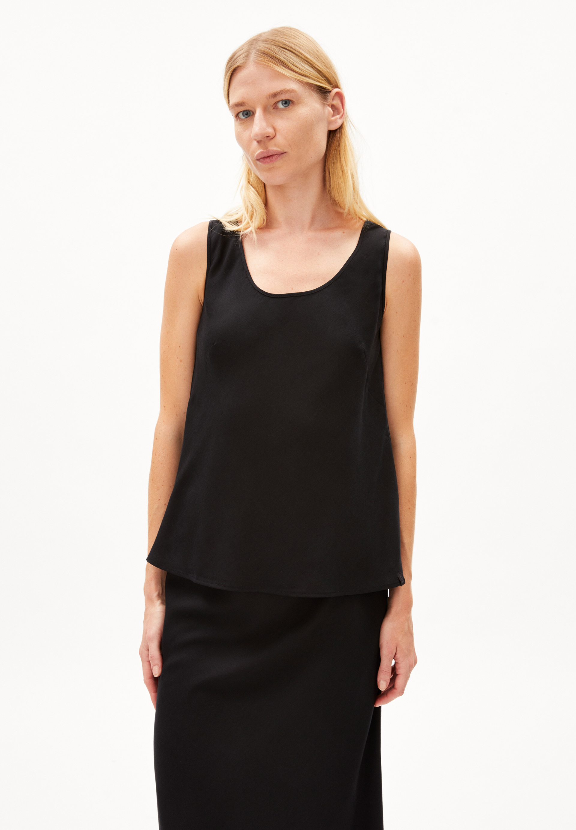 Top Regular Fit aus TENCEL™ Lyocell Mix