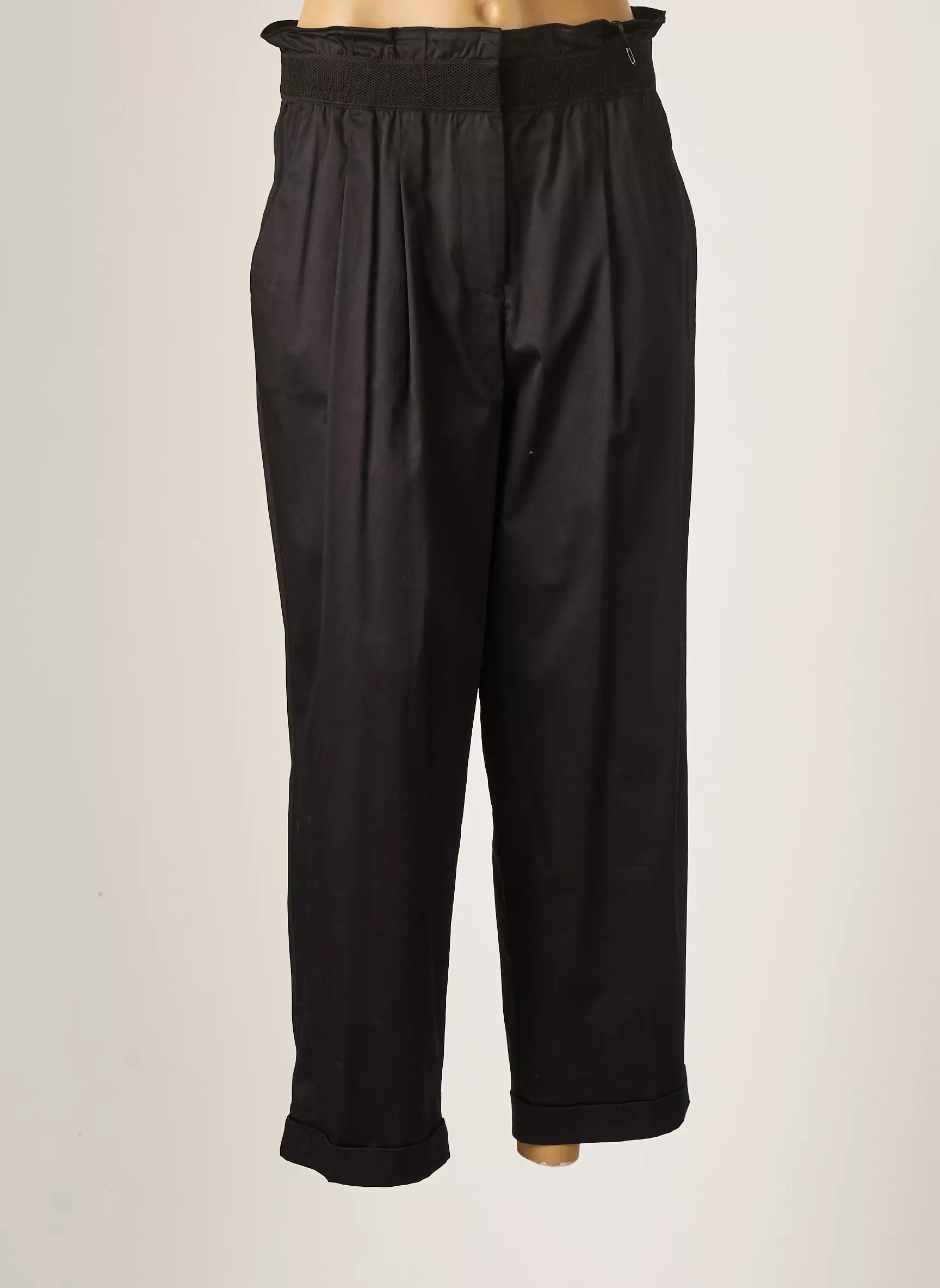 Marc Aurel Pantalon7 8 Femme couleur noir