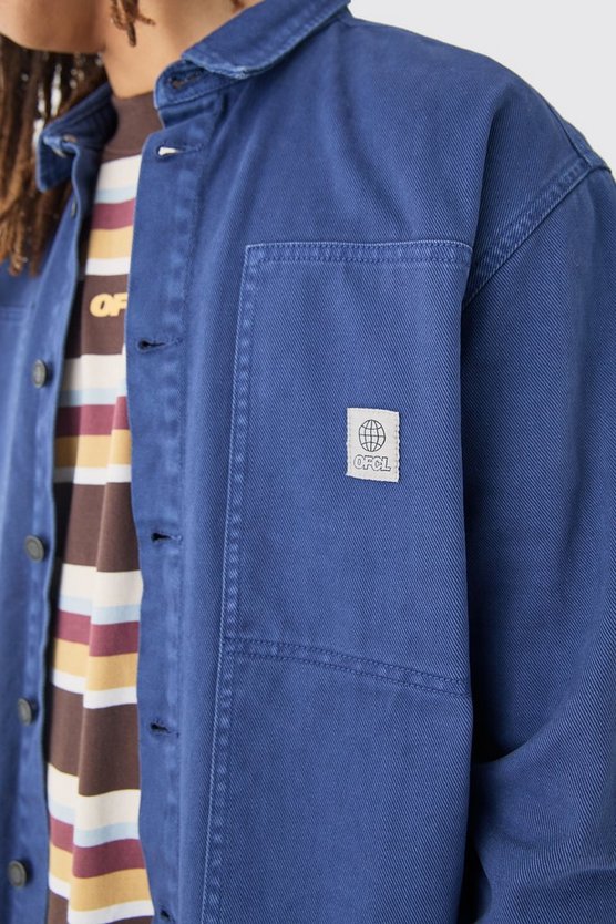 Denim Overshirt in Dunkelblau