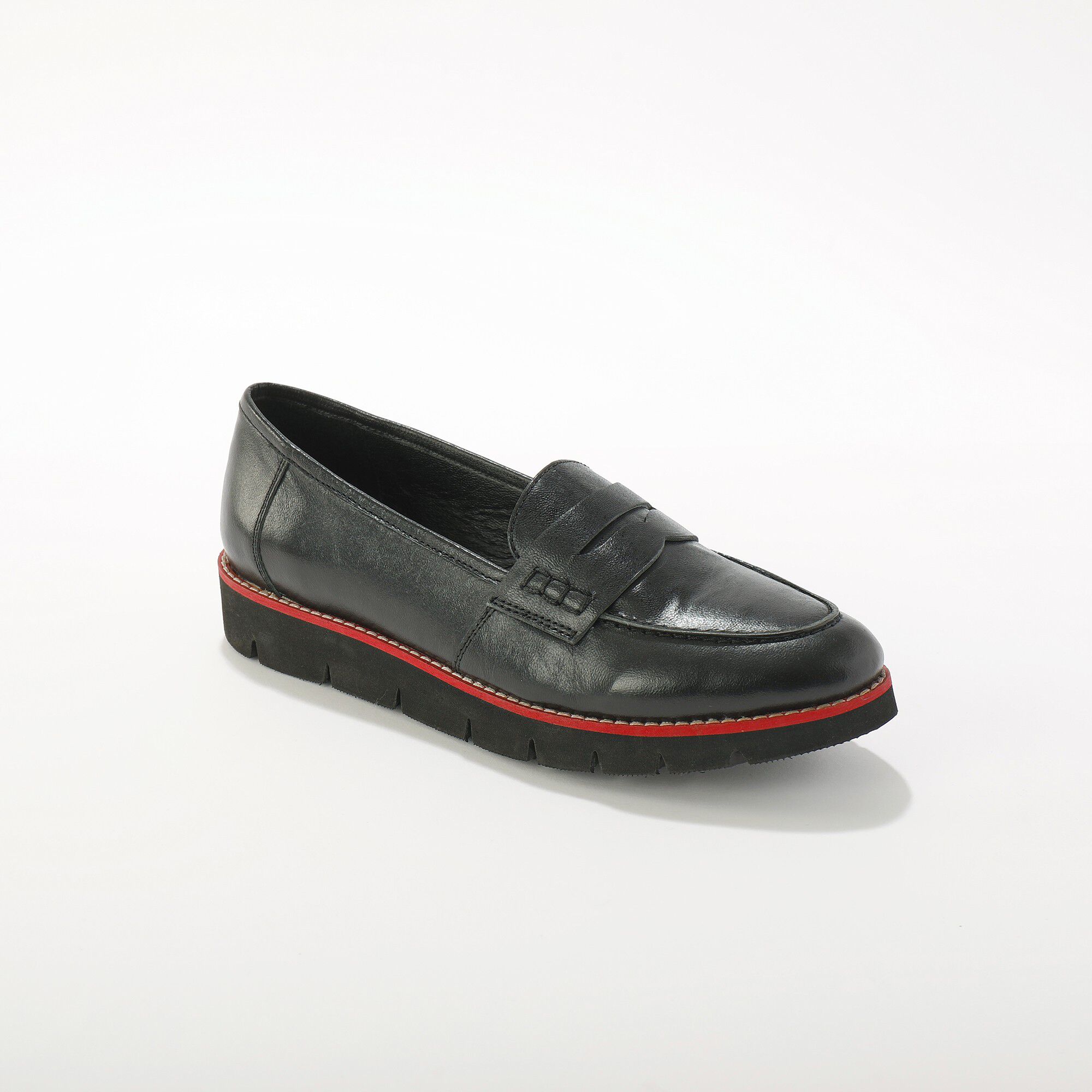 Mocassins en cuir