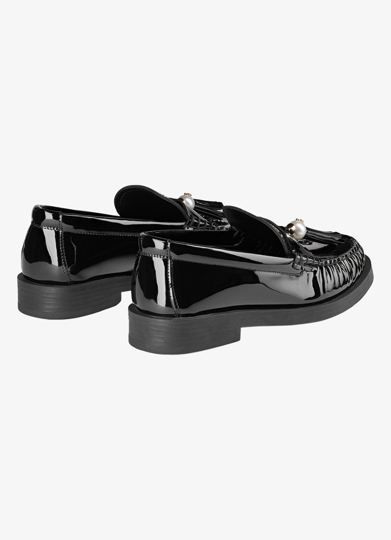 Jimmy Choo Addie lakotas ādas mokasīni