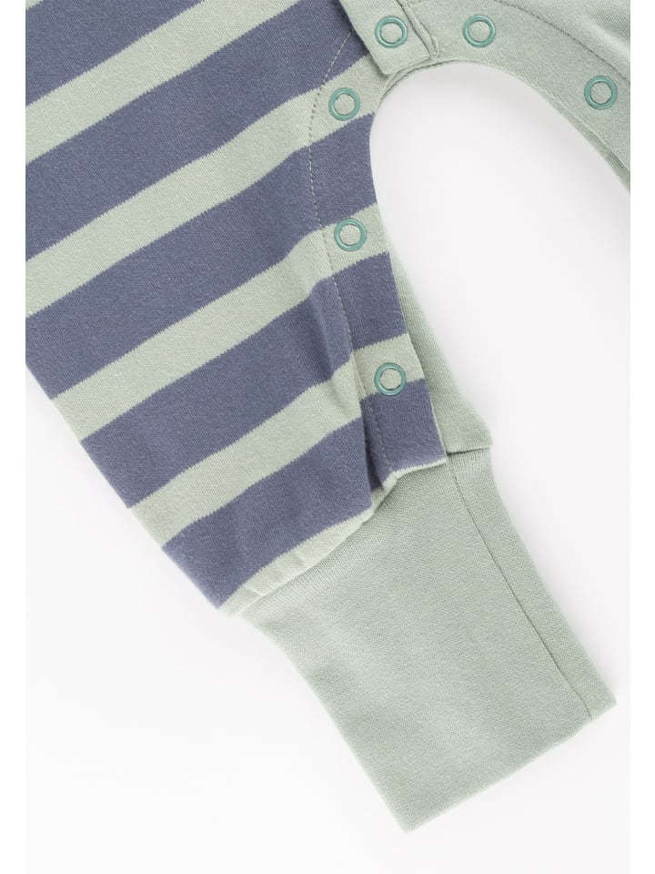 Sigikid Overall Baby Nachtwäsche in grün/blau günstig kaufen